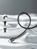 Ugreen US287 60118 USB-A / USB-C 3A kabel 2m - sort