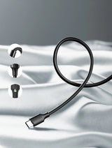 Ugreen US287 60826 USB-A / USB-C 3A kabel 3m - sort