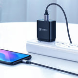 Ugreen US288 60125 USB-A / USB-C QC 3.0 3A 0,5 m kabel - grå