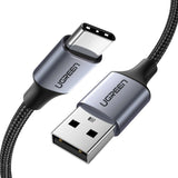 Ugreen US288 60128 USB-A / USB-C QC 3.0 3A 2m kabel - grå