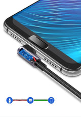 Ugreen US284 50941 USB-A (ret) / USB-C (vinklet) 3A Kabel 1m - Grå