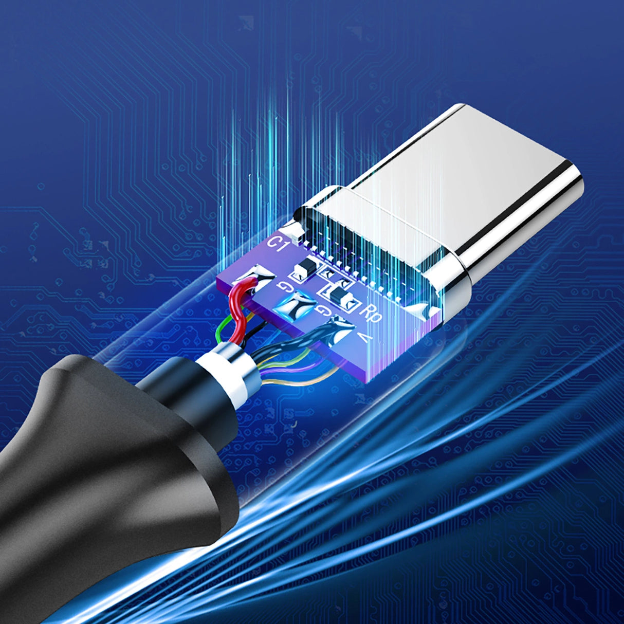 Ugreen US184 20882 USB-A 3.0 / USB-C 3A kabel 1m - sort