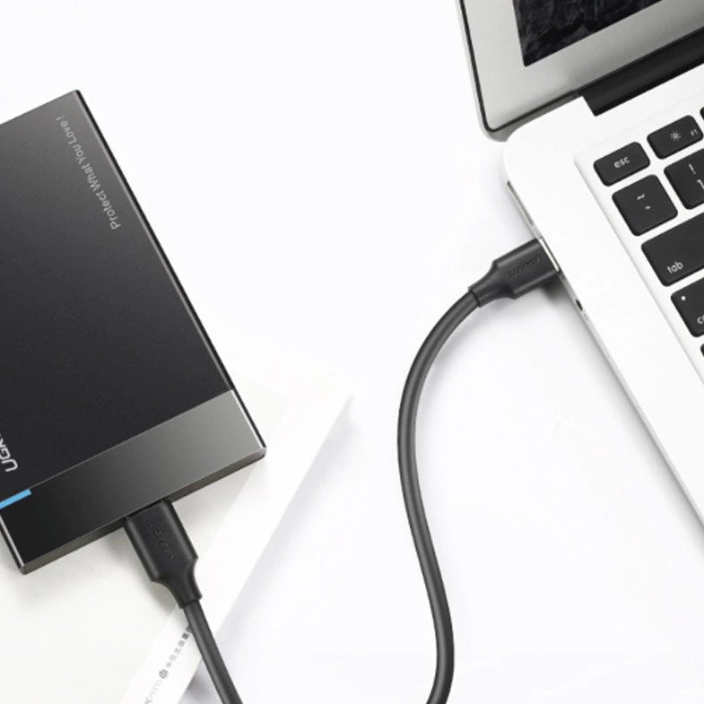 Ugreen US184 20882 USB-A 3.0 / USB-C 3A kabel 1m - sort