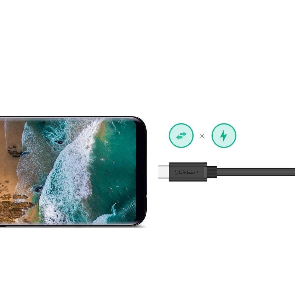 Ugreen 40574 USB-C - USB-C 5Gb/s kabel 0,5m - sort