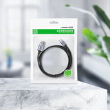 Grøn US290 60146 USB-A / micro USB 2.4A kabel 1m - grå