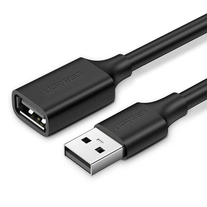 Ugreen kabel adapter USB (kvindelig) - USB (mandlig) 1m sort (10314)