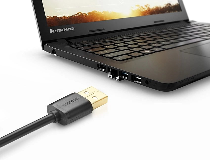 Ugreen kabel adapter USB (kvinde) - USB (mand) 2m sort (10316)