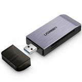 Ugreen SD / micro SD / CF / MS kortlæser til USB 3.0 grå (50541)