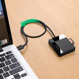 Ugreen CR125 30231 SD / micro SD / CF / MS hukommelseskortlæser med 1m USB 3.0-kabel - sort