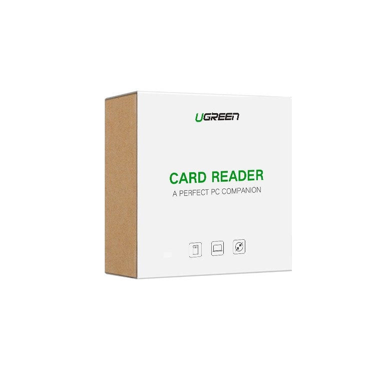 Ugreen CR125 30231 SD / micro SD / CF / MS hukommelseskortlæser med 1m USB 3.0-kabel - sort