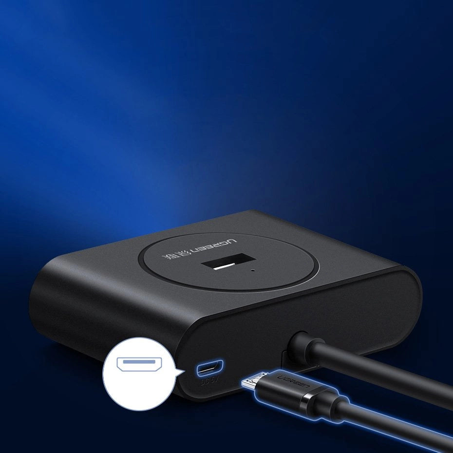 Ugreen HUB 4x USB 3.2 Gen 1 (0,5 m kabel) sort (20290)