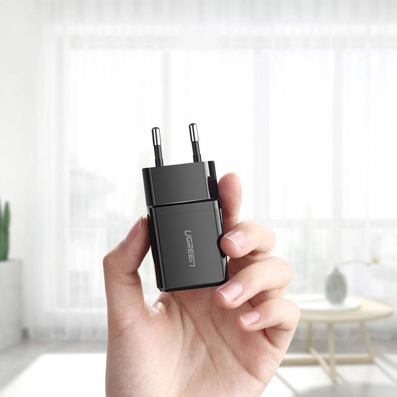 Ugreen USB-vægladning 2.1A sort (50459)