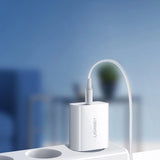 Ugreen USB-oplader Power Delivery 3.0 Hurtig opladning 4.0+ 20W 3A hvid (60450)