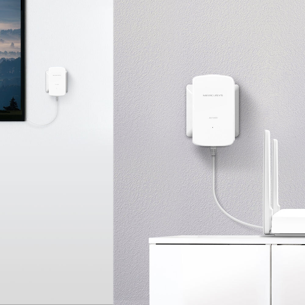 Mercusys MP500 KIT Power Line netværksadapter 1000 Mbit/s Ethernet LAN Hvid 2 stk