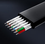 Ugreen adapter HDMI - VGA mikro USB / audio 3,5 mm mini jack sort (40248)