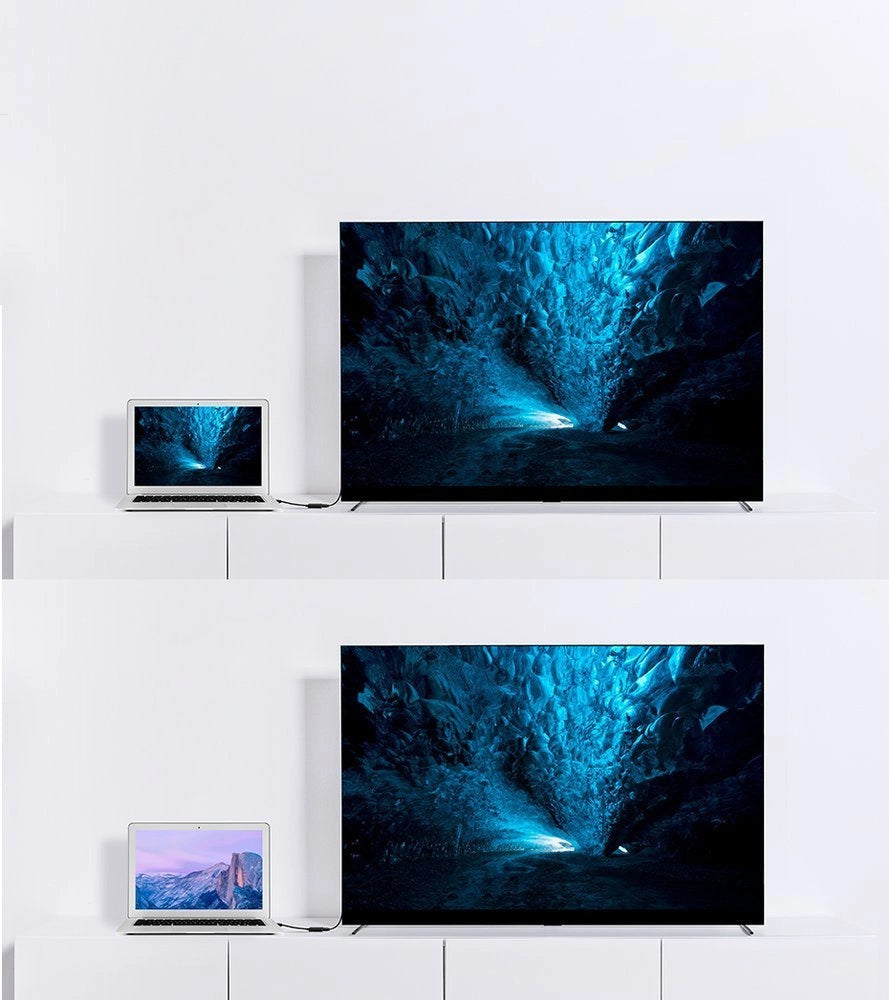 Ugreen Kabel Kabel fra DisplayPort (mandlig) til HDMI (kvindelig) (envejs) 1080P 60Hz 12bit sort (40362)