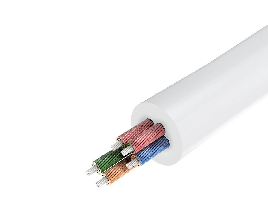 Grønne kabel hovedtelefon splitter 3,5 mm mini jack AUX mikrofon 20 cm (mikrofon + stereo udgang) sølv (30619)