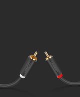 Ugreen AV104 10518 lydkabel 2RCA (mand) / 2RCA (mand) 2m - grå