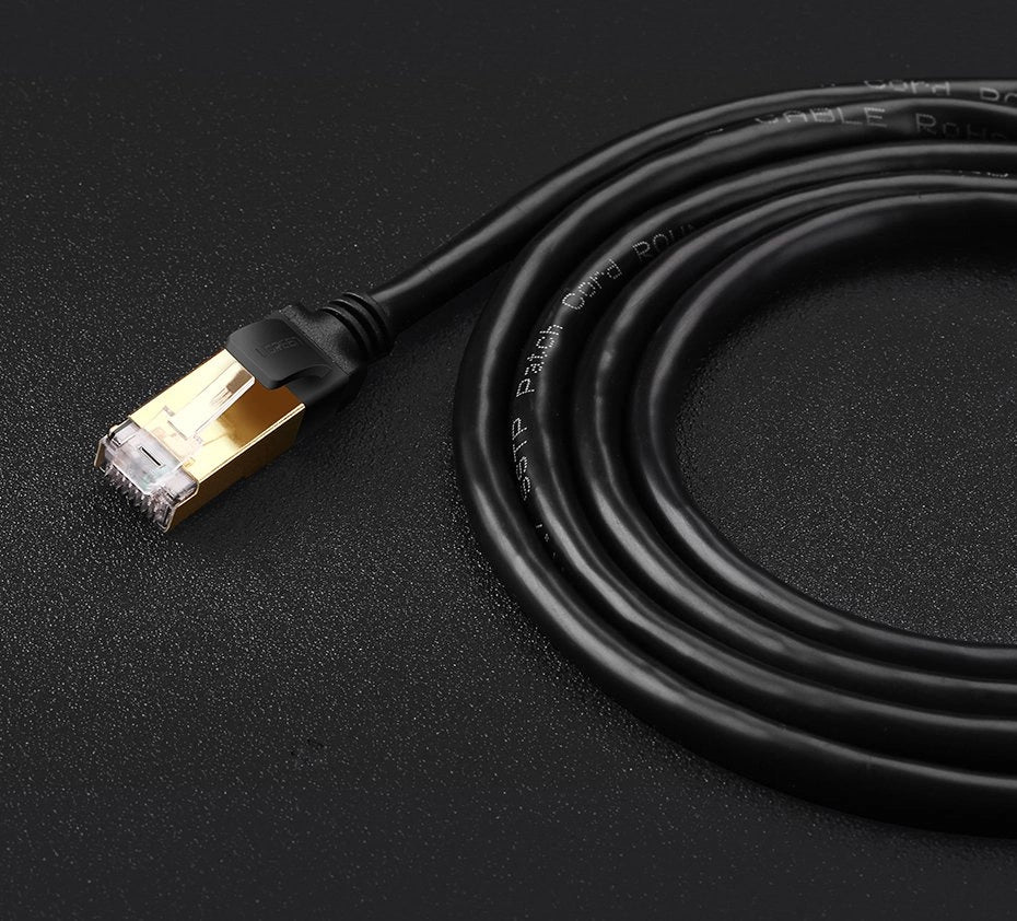 RJ45 Cat 7 STP LAN 10Gbps 2m sort (11269)