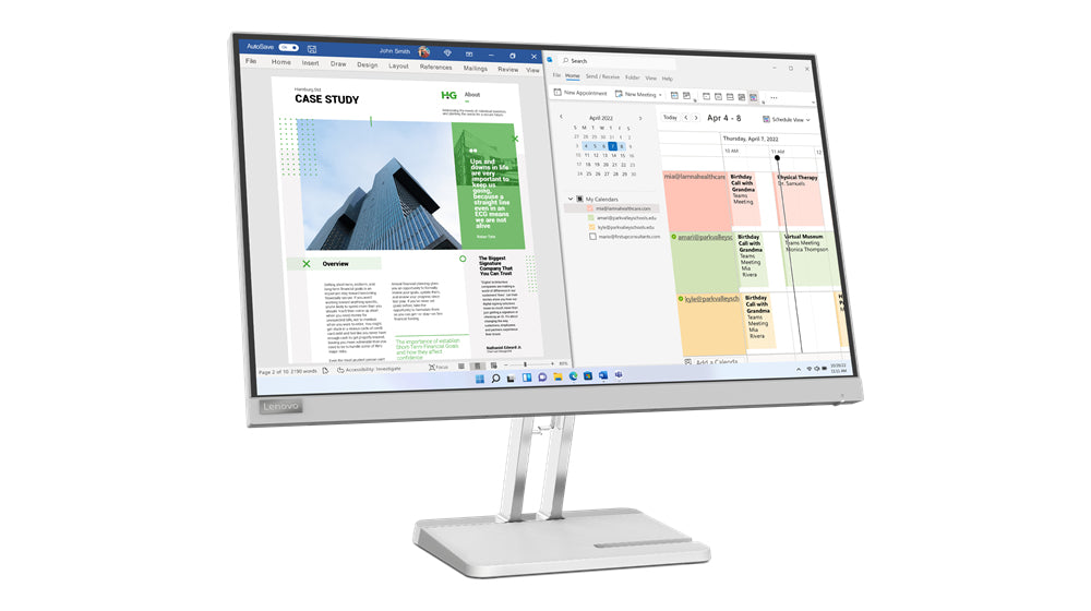 Lenovo L25e-40 computerskærm 62,2 cm (24.5") 1920 x 1080 pixel Fuld HD Grå