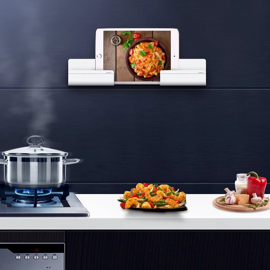 Ugreen wall mount smartphone stand til opladning hvid (30394)