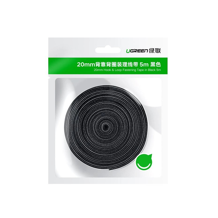 Ugreen Velcro Velcro kabel organisator 5m sort (40356)