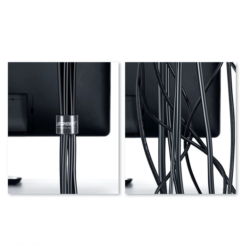 Ugreen Velcro Velcro kabel organisator 5m sort (40356)