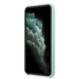 Guess GUHCN58LSLMGG iPhone 11 Pro zielony/grøn hårdkasse Silicone Vintage Gold Logo