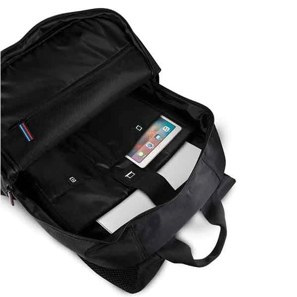 BMW Carbon Navy Stripe rygsæk til en 16" laptop - sort