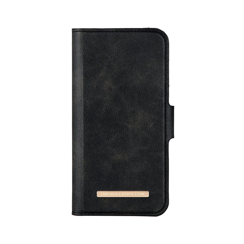 ONSALA COLLECTION Wallet Midnight Black iPhone 13