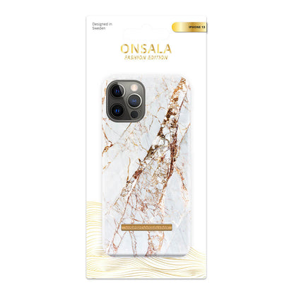 ONSALA COLLECTION Mobil Cover Soft White Rhino Marble iPhone 13