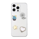 Charms Pimp Your Phone Metal og Plastik 4 stk