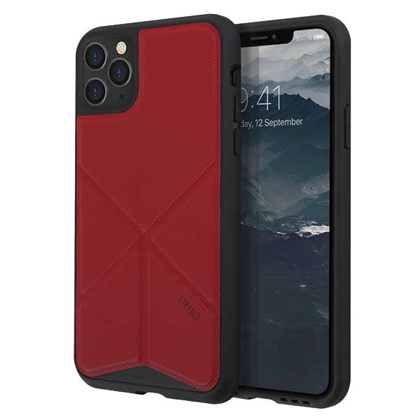 Uniq Transforma fodtøj til iPhone 11 Pro Max - rødt