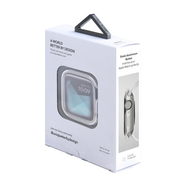 Uniq Valencia-kasse til Apple Watch 4 / 5 / 6 / SE 40 mm - sølv