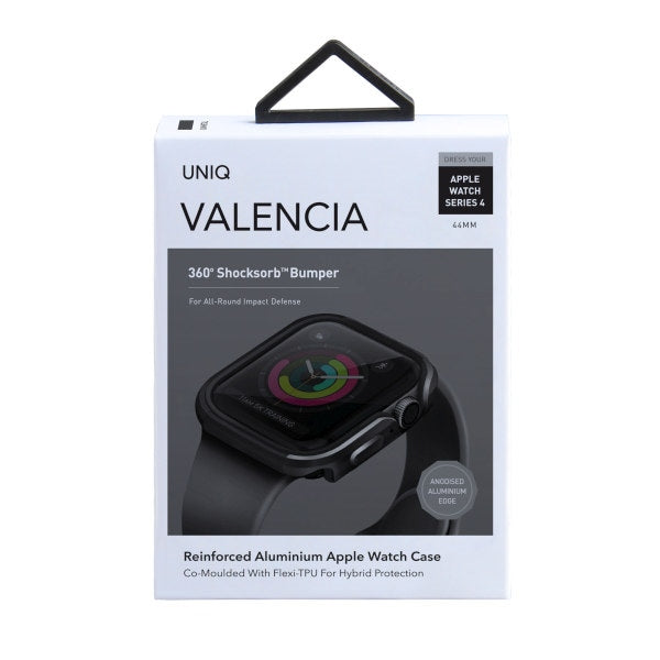 Uniq Valencia-kasse til Apple Watch 4 / 5 / 6 / SE 44 mm - grå