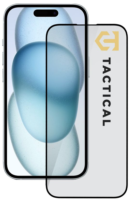 Tactical Glass Shield 5D for Apple iPhone 15 Black