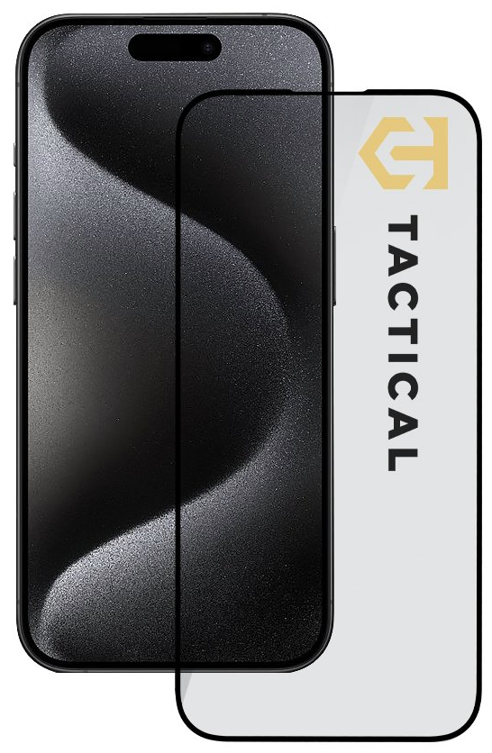 Tactical Glass Shield 5D for Apple iPhone 15 Pro Black