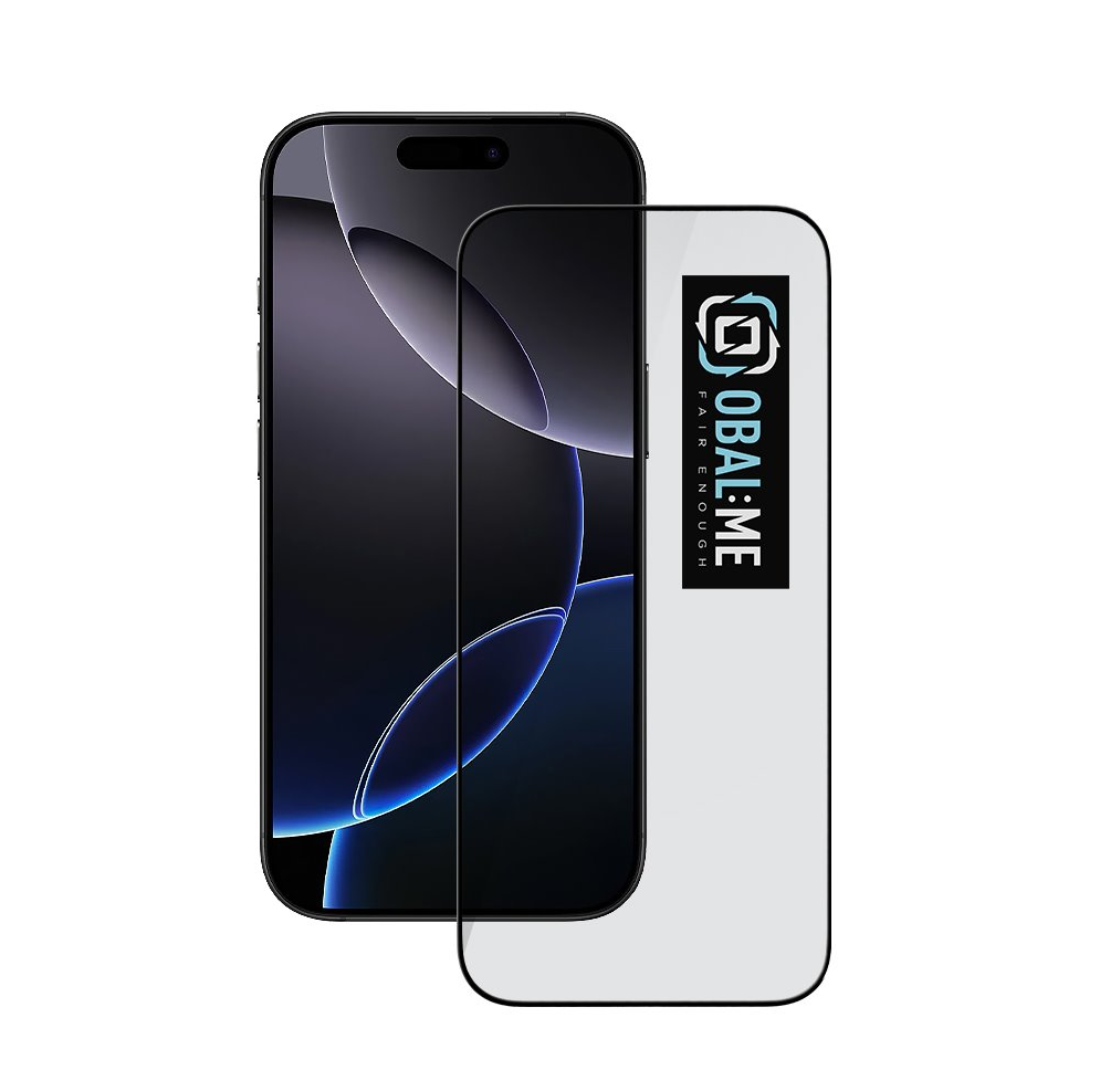 OBAL:ME 5D Glass Screen Protector for Apple iPhone Air Black