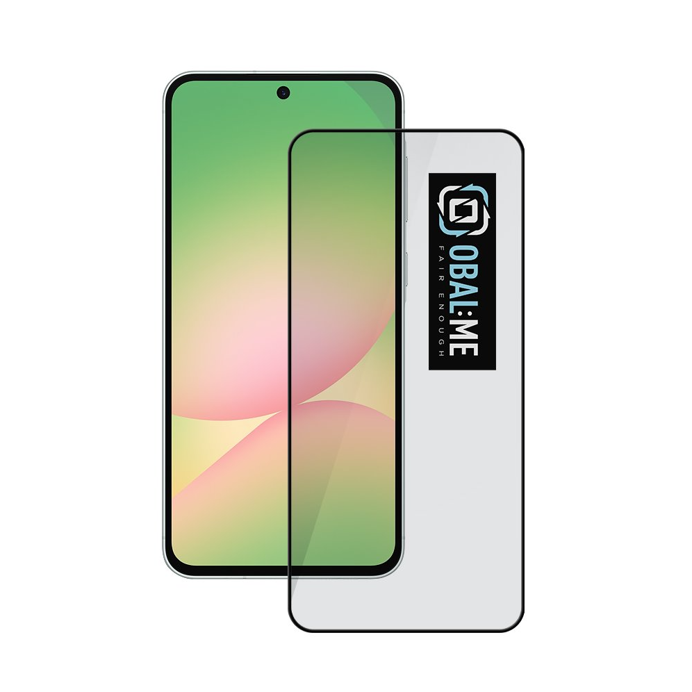 OBAL:ME 5D Glass Screen Protector for Samsung Galaxy A37 5G/A57 5G Black