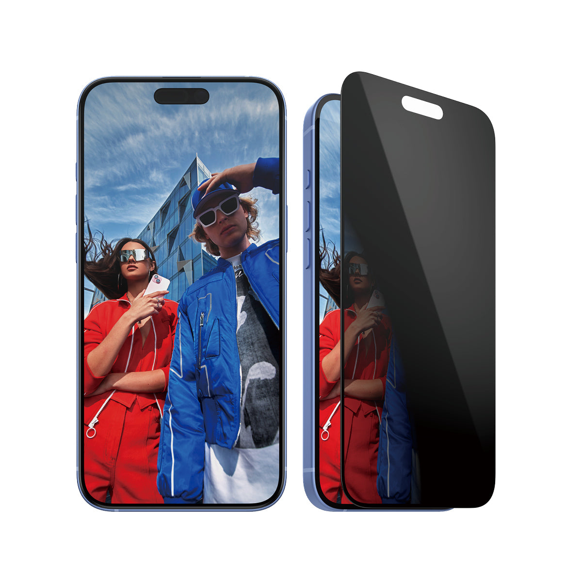 PanzerGlass Privacy Screen Protector iPhone 16 Plus - Ultra-Wide Fit