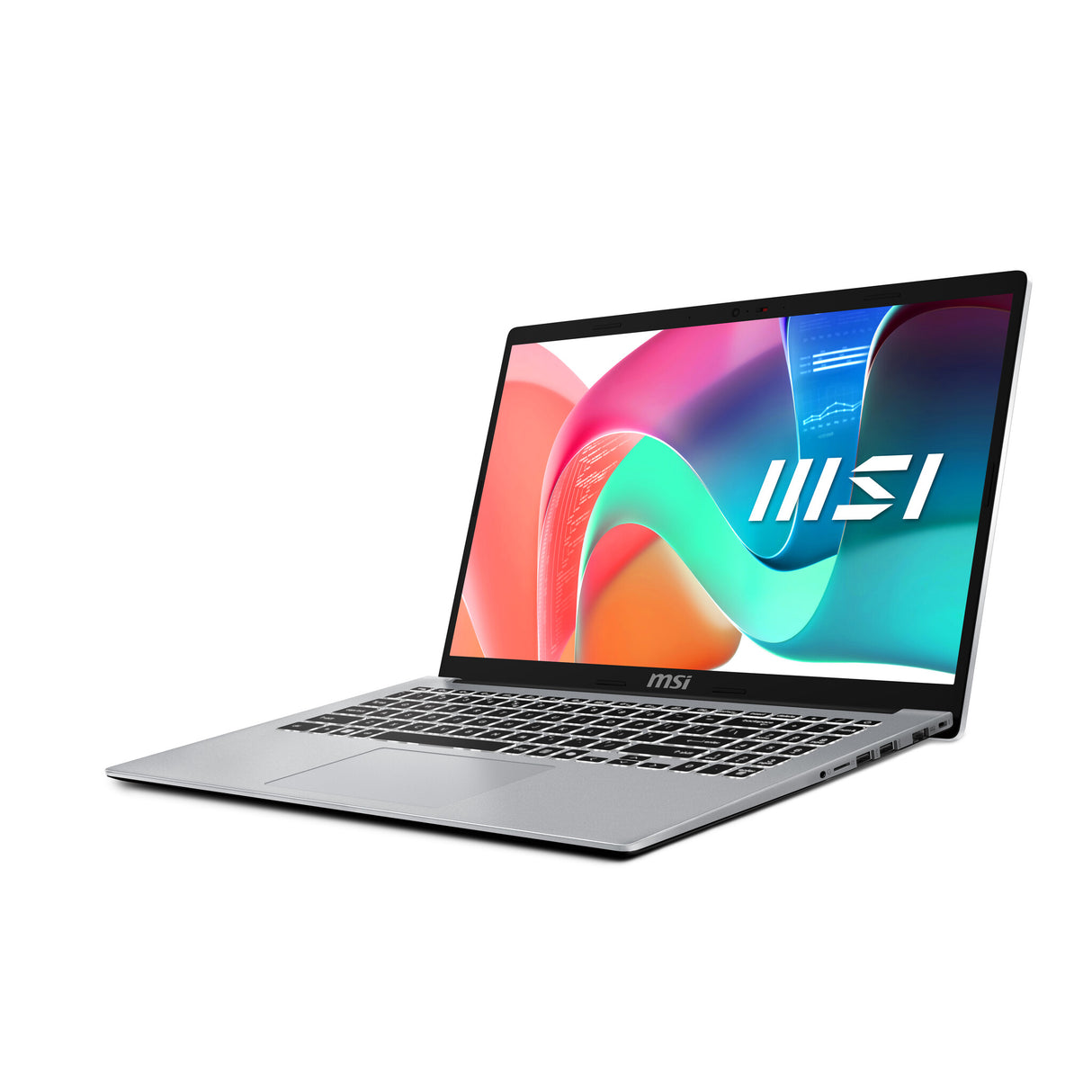 MSI Modern 15 F13MG-430NL Intel® Core™ i5 i5-1334U Laptop 39,6 cm (15.6") Fuld HD 16 GB DDR4-SDRAM 512 GB SSD Wi-Fi 6E (802.11ax) Windows 11 Home Sølv