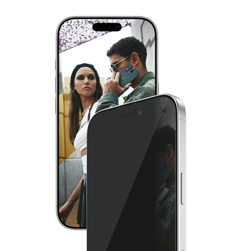 PanzerGlass SAFE. by ® Privacy Skærmbeskyttelse iPhone 17 | iPhone 16 Pro | Ultra-Wide Fit m. EasyAligner