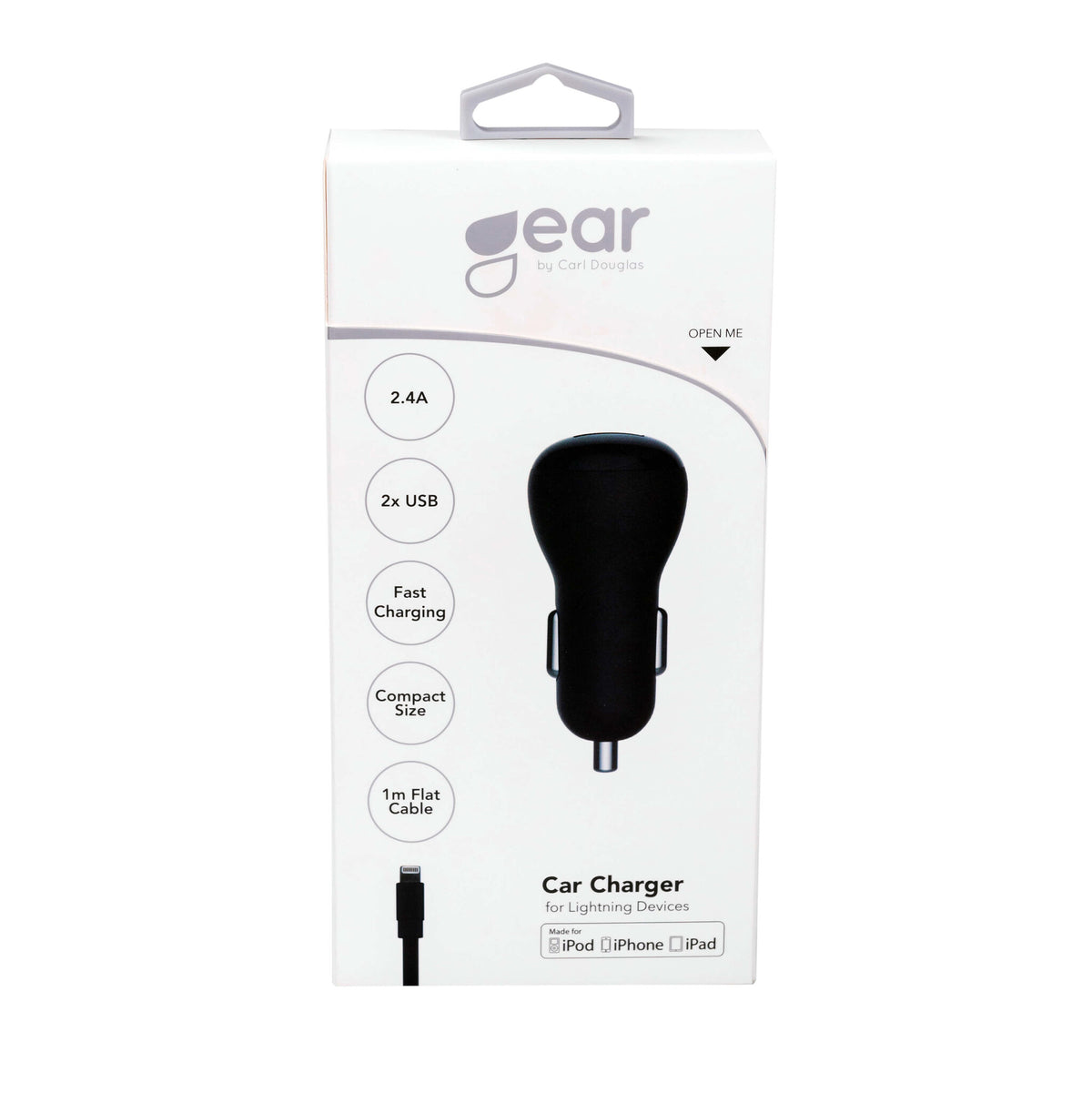 Gear 665011 oplader til mobil enhed Universel Sort Cigartænder Automatisk