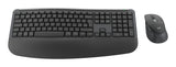 Logitech Signature Comfort Plus Combo MK880 tastatur Mus inkluderet Universel RF trådløs + Bluetooth QWERTY Dansk, Norsk, Svensk, Finsk Grafit