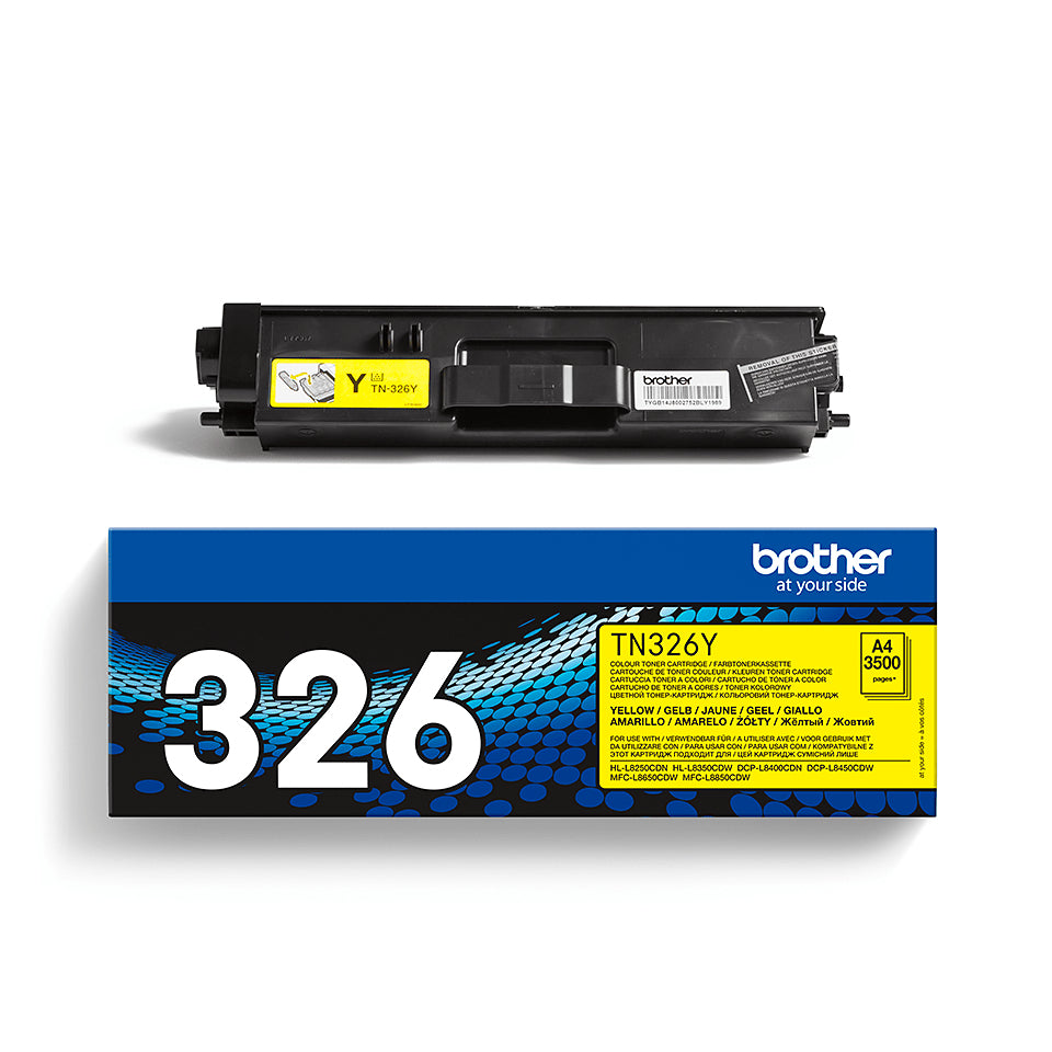 Brother TN-326Y tonerpatron 1 stk Original Gul