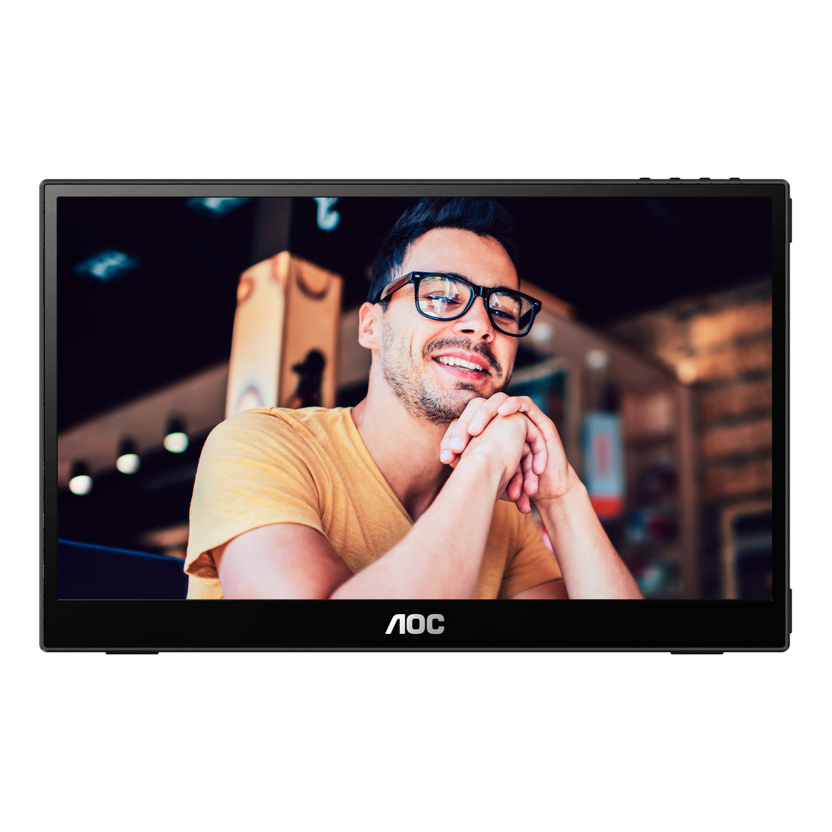 AOC T2 16T3EA computerskærm 39,6 cm (15.6") 1920 x 1080 pixel Fuld HD Sort