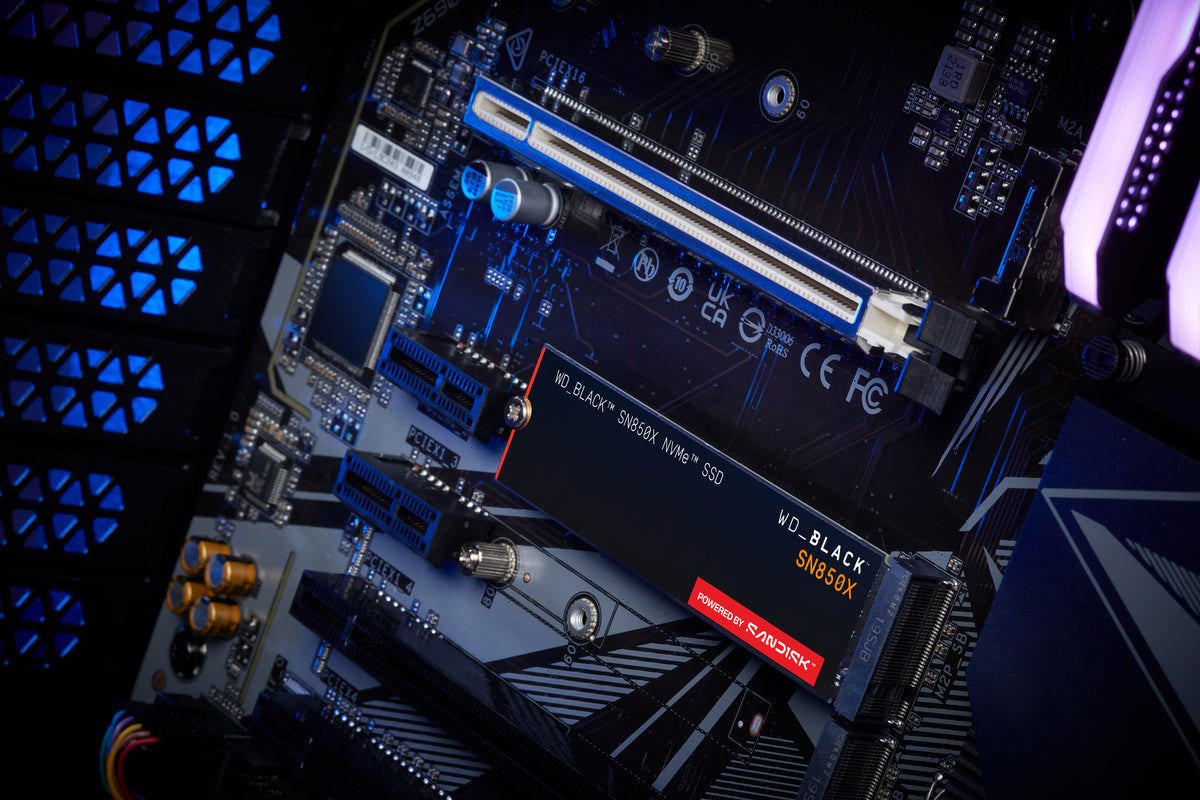 WD_BLACK SN850X NVMe SSD Solid state-drev WDS100T2X0E 1TB M.2 PCI Express 4.0 x4 (NVMe)