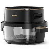 MOVA AF20 PRO frituregryde Enkelt 4 L Enkeltstående 1700 W Varmluftsteger Sort, Guld