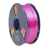 Sunlu PLA+ silke trefarvet filament (rødt, gult og blåt)