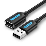 Vention CBIBH USB-kabel USB 2.0 2 m USB A 0,48 Gbit/sek. Sort